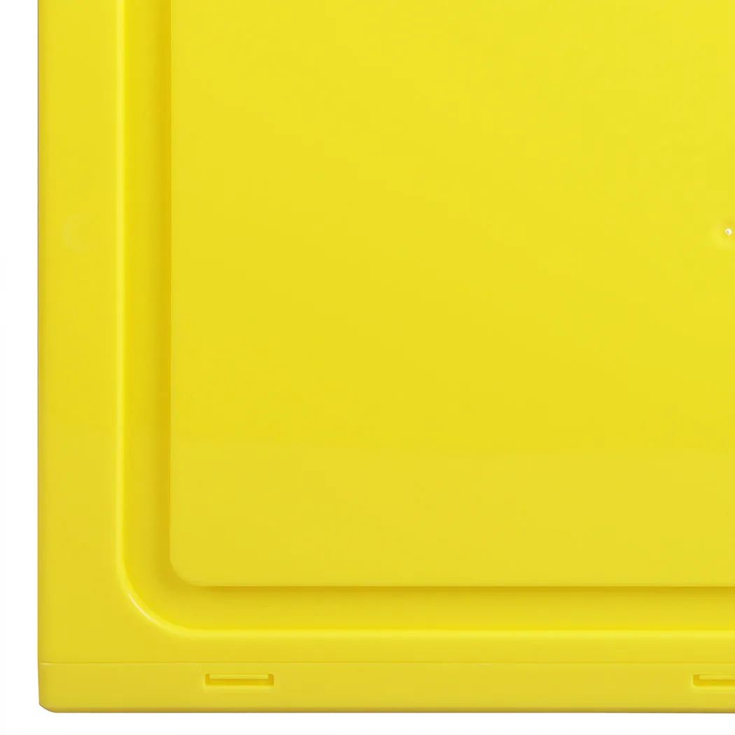 Stacked Sneaker Display Case Clear Shoe Yellow